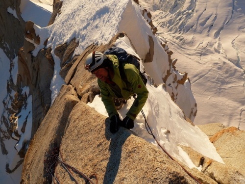 Adam Holzknecht na Cerro Torre 